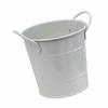 Desktop Pencil Pen Holder Iron Art Cute Bucket Shape Multifunctional Pencil Organizer Makeup Brush