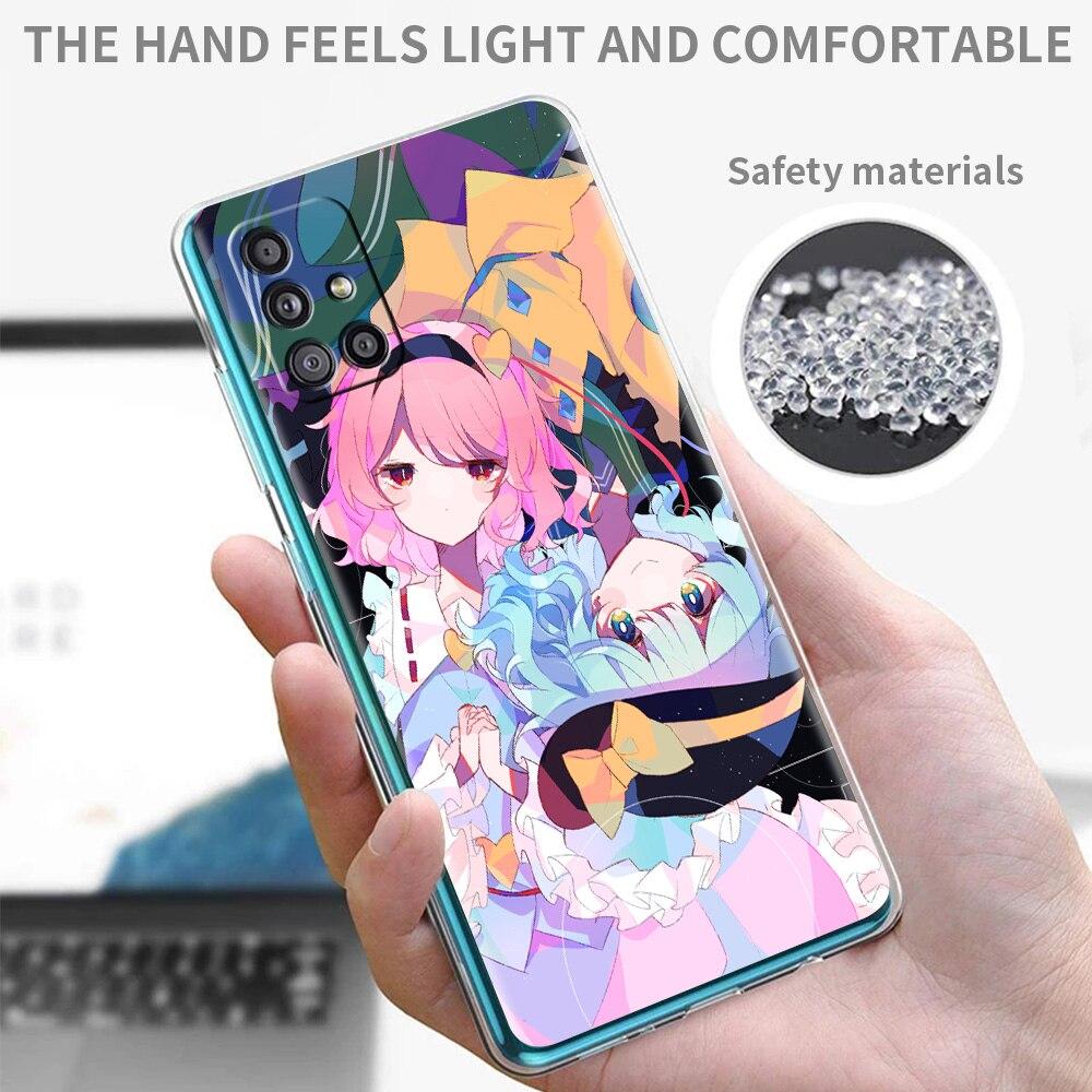 Anime TouHou Project Girl Phone Case For Samsung Galaxy A51 A71 A21S A12 A11 A31 A41 A52 A32 5G A72 A01 A50 A70 Soft Clear Cover