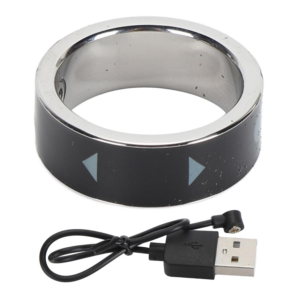 Page Turner Ring Stylish Waterproof Metal Resin One Click Photo Magnetic Charging Bluetooth Remote