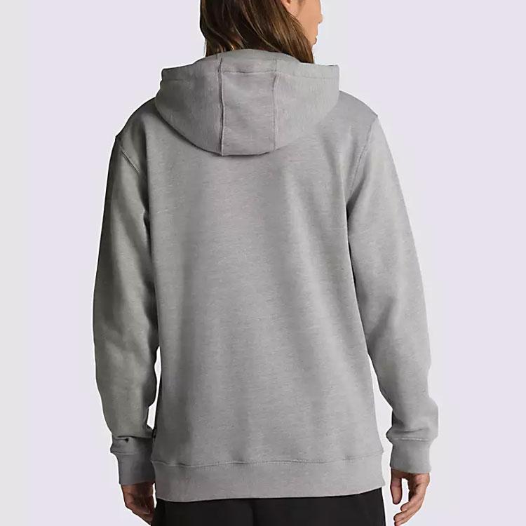Vans American Vintage Letter Print Hooded Long Sleeve Loose Sweatshirt Unisex sweatshirt Gray VN0A456BADY