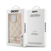 Dkny Dkhcp15Lpcptssp Iphone 15 Pro6.1 Różowy/Pink Hardcase Leather Checkered Mono Pattern & Printed Stripes
