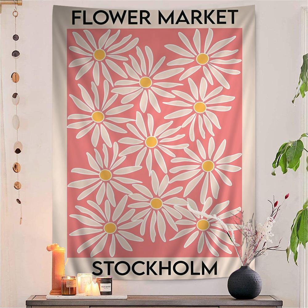 Matisse Abstract Art Flower Anime Tapestry Hanging Tarot Hippie Wall Rugs Dorm Wall Hanging Sheets