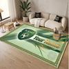 Custom Rug Ireland Rugby Pattern Print Name Text Soft Non‑Slip Floor Carpet for Home Indoor Decoration