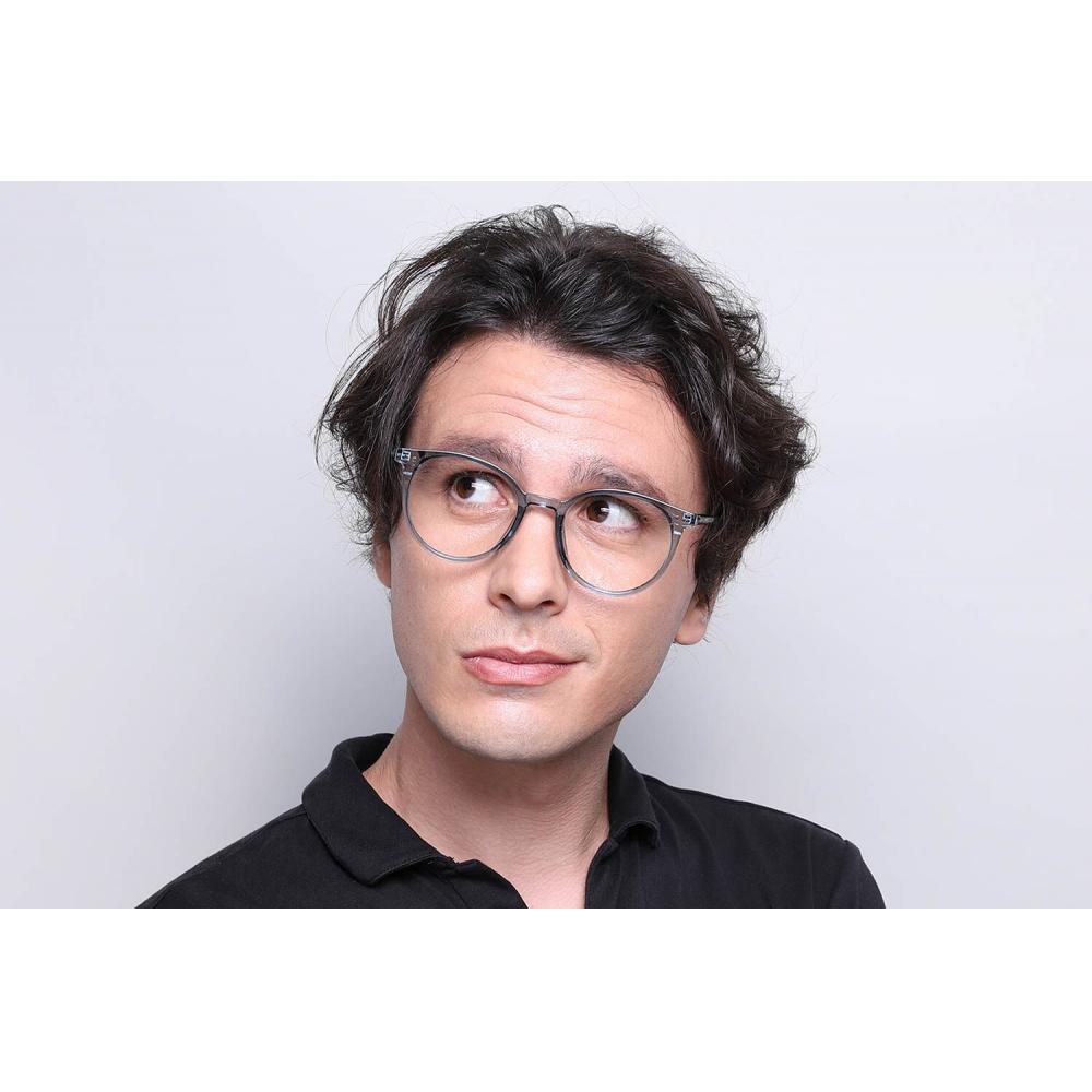 Full Rim Oval Transparent Blue Smartbuy Collection Clydel G30039 C26 Fashion Unisex Eyeglasses