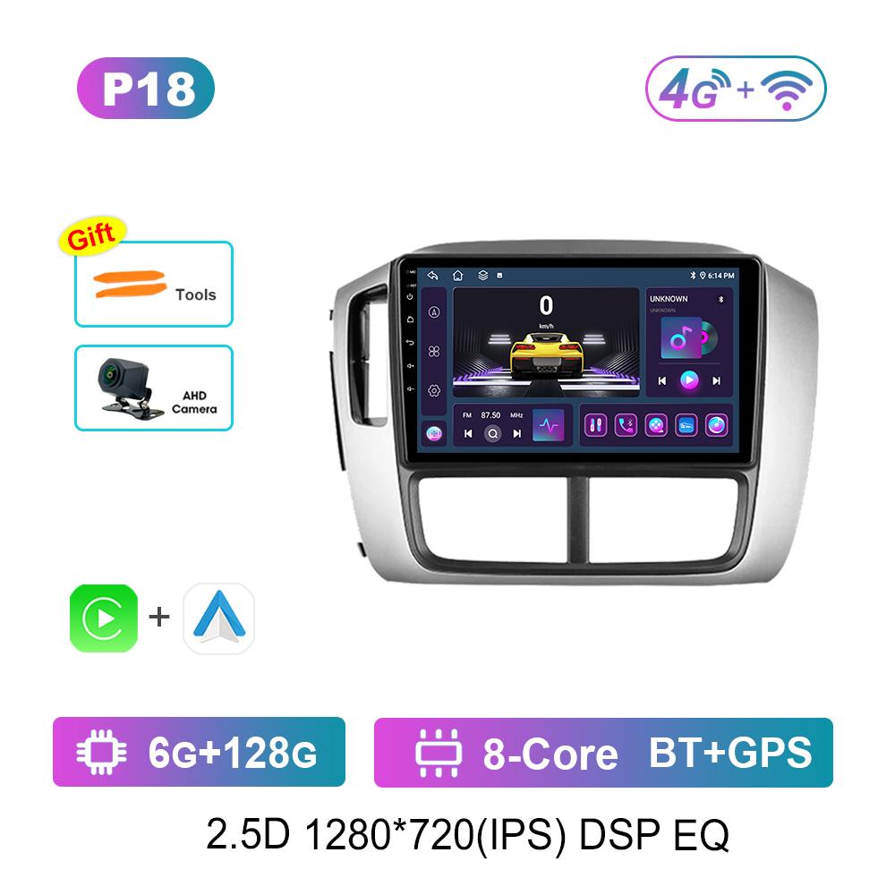 Android Car Radio Multimedia Video Player 9 '' for Honda Pilot 1 2005 - 2008 Cooling Fan Intelligence Bluetooth 4G DSP Stereo