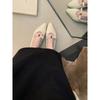 French inner height increase Mary Jane shoes 2025 word with pointed small fragrant wind shallow mouth single shoes
