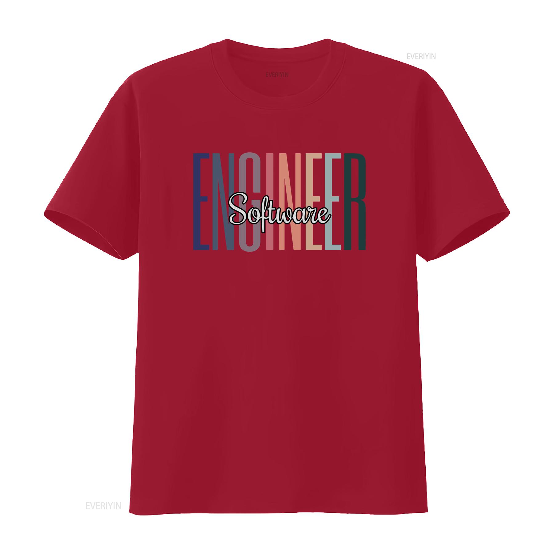 Software Engineer T Shirt s for Graduation Engineering Student Developer vintage Washed fashion Soft Comfortable S