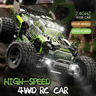 Nové JJRC 1:16 50 KM/H 4WD RC auto s LED diaľkovým ovládaním Autá High Speed ​​Drift Monster Truck pre deti Hračka Darček