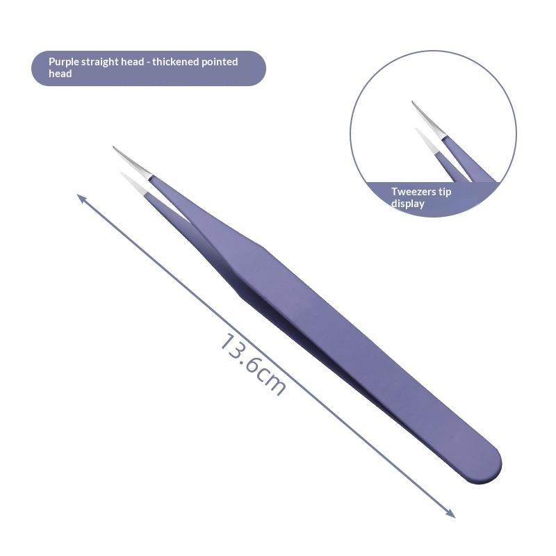 Macaron Color Precision Craft Tweezers With Soft Grip And Firm Clamp For Journaling Scrapbooking Diy Projects