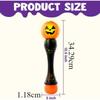 Halloween Bubble Wand, 14" Illuminating Bubble Wand for Kids, Halloween Light Up Pumpkin Bubble Blower Wand