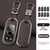 Auto Key Fob Cover Fit For Buick B 5 Buttons Opel Astra G H J Mokka Insignia Vectra Meriva Corsa Zafira Zinc Alloy+Leather Auto Accessories