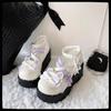 Lolita shoes 2024 spring JK with skirt cute small leather shoes platform muffin shoes sweet niche design single shoes