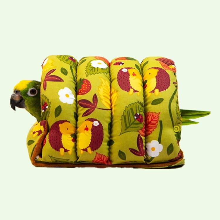 Fashion Pet Bird Parrot Cages Windproof Hammock Hut Tent Bed Hanging Cave