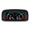 ZMFJH Dual Car Gauge 0-1.2Mpa Double Oil Pressure Meter with Sensor 1/8NPT,M10X1.0 LCD Meter with Buzzing Flash Alarm 12V24V