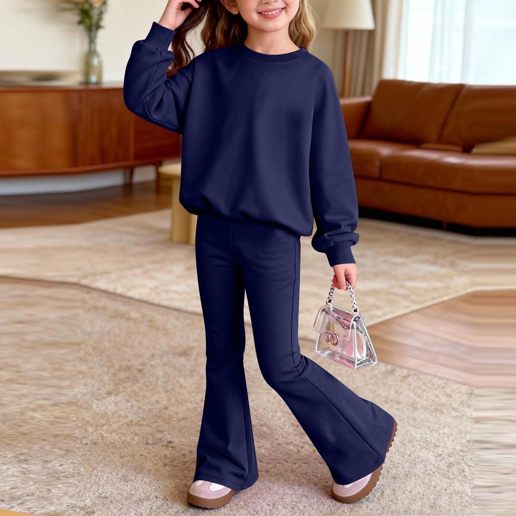 Infant Newborn Baby Girls Boys Loose Print T,shirt+Pants Print Outfits Set