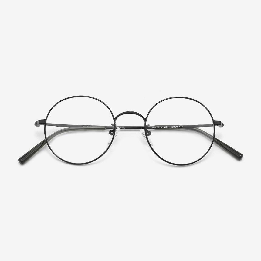 Seutailwokeu Matte Brown Metal Style9 M Mbk 46Mm Stylework Eyeglass Frames