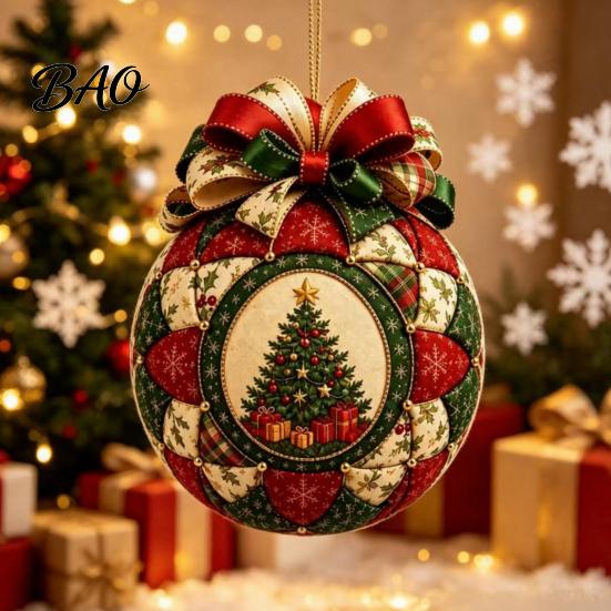 Seasonal Hanging Ornaments for Holidays 2D Flat Acrylic Christmas Ornaments, Decorative Holiday Tree Decorations Lightweight Decor Festivals