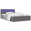 VidaXL Bed Frames with Hydraulic Storage and LED Slat Base Adult Bed Double Bed Upholstered Bed Bedroom 285555