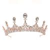 Pearl Rhinestone Bridal Headbands Crystal Bridal Crown Princess Diadem  Women Bride