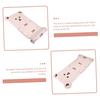 Height Measurement Wall Decal Bear Kids Room Fabric Material Clear Measurement 1 Piece Nursery Wall Decoration