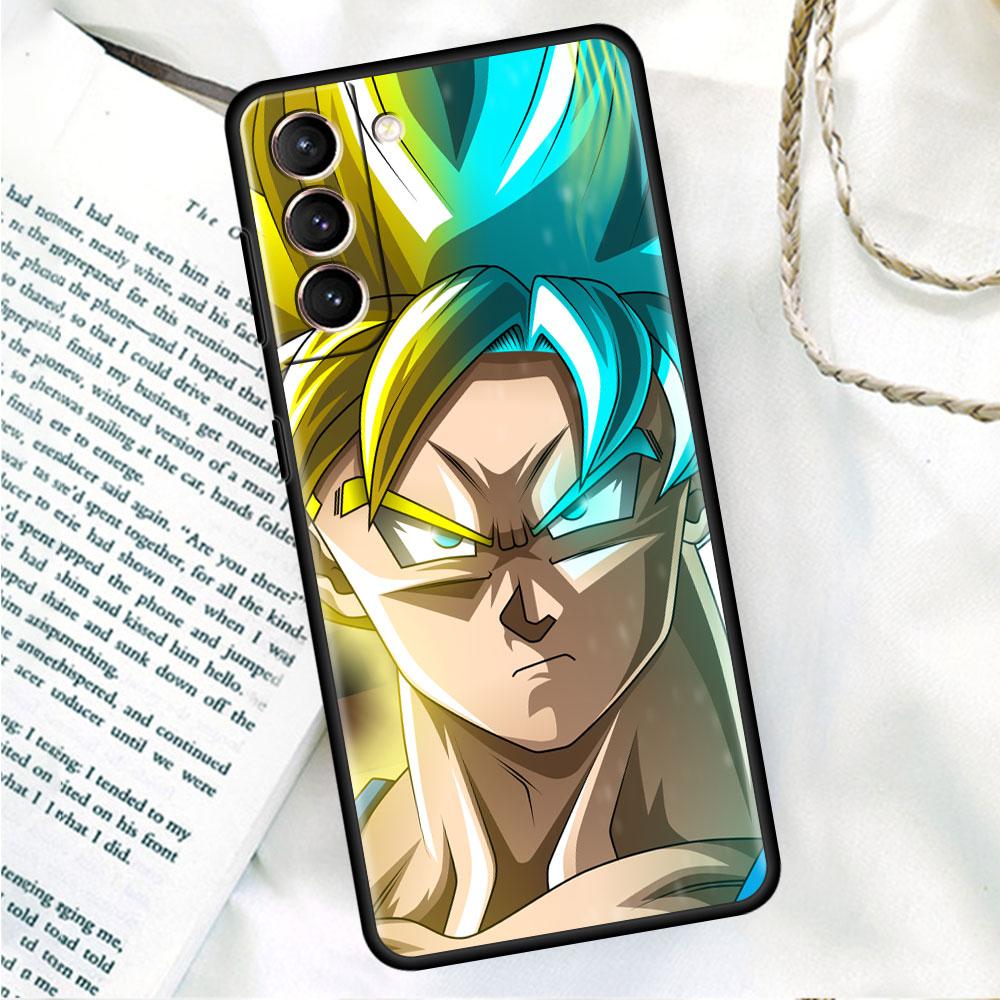 Phone Black Soft Case For Samsung Galaxy S22 S21 S20 Ultra FE S9 S8 S10 Plus Note 20 10 9 Fundas Cover Toriyama Dragons Anime
