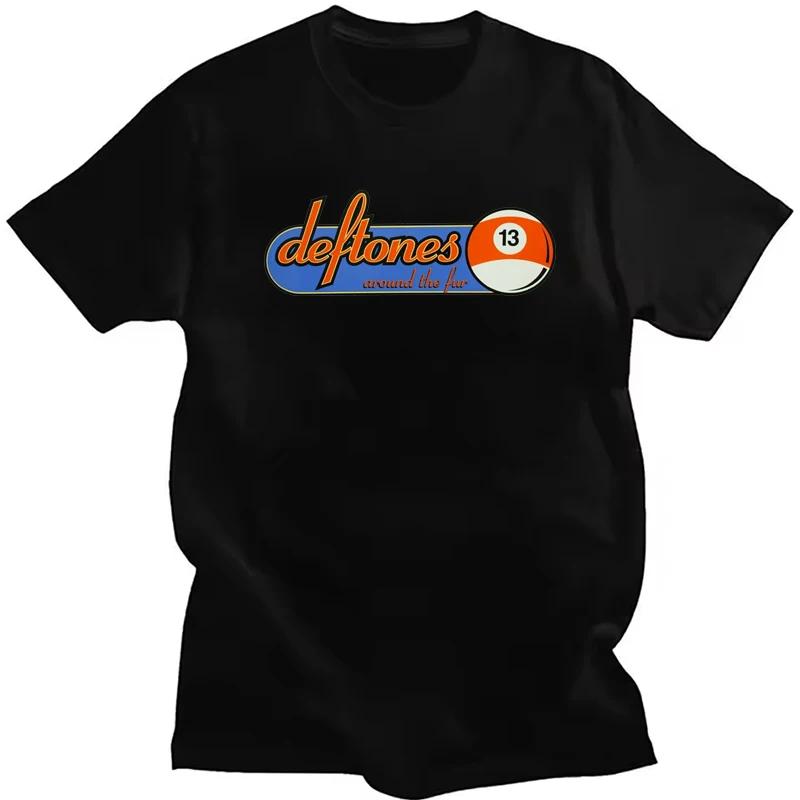 Deftones Rock Band Printed T-shirt Women Men Streetwear Y2K Short Sleeve Top Summer Vintage Retro Casual Loose O-Neck T-shirt