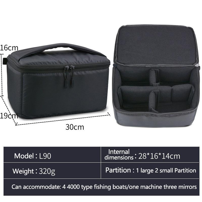 2/3/4/6 Grids Fishing Reel Case Fishing Reel Storage Bag For Baitcasting Wheel Pouch Tools Tackles Fishing Accessories