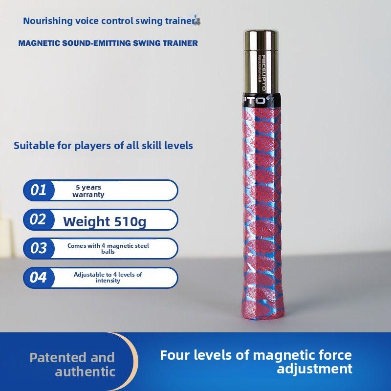 Adjustable Tennis Swing Trainer Force Forehand Kill Practice Serve Practice Magnetic Control Sound 304 Stainless Steel