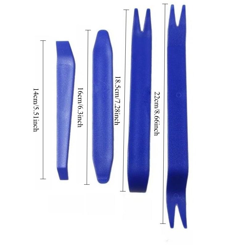 4-piece Interior Door Panel and Dashboard Removal and Assembly Plastic Pry Bar, audio/CD Removal Tools, Auto Repair Tools, Holiday Gift.