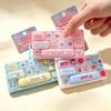 12 Keys 12 Keys Keyboard Keychain Pressable Keys Keyboard Clicker Keyring  Novelty Gift