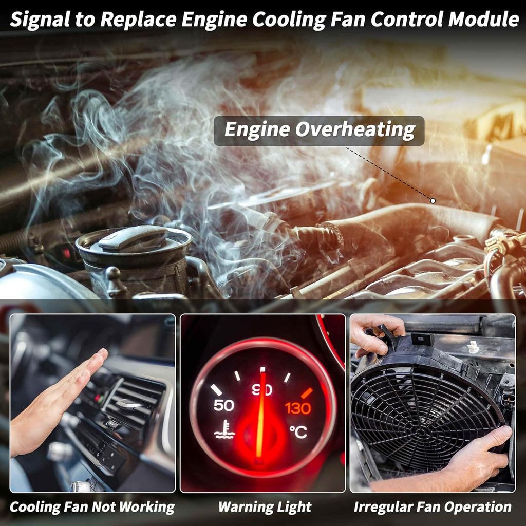 8G1Z8B658A Engine Cooling Fan Control Module for Ford Fusion Taurus x for Lincoln MKS MKZ for Mercury Milan Sable Radiator Fan Control Module Unit