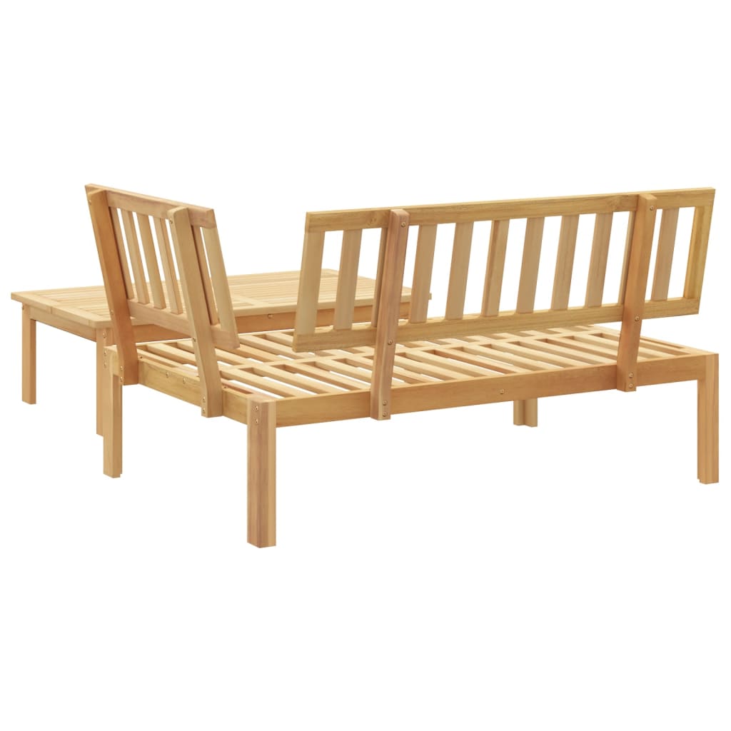 2 Piece Garden Sofa Set Made from Pallets Solid Acacia Wood