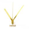 Gold Pointer DIY Quartz Clock Hands for Wall Clocks - Cross Stitch & Metal Design