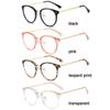 Women Vision Care Round Frame Anti-UV Blue Rays Glasses Computer Goggles Eyewear Eyeglasses