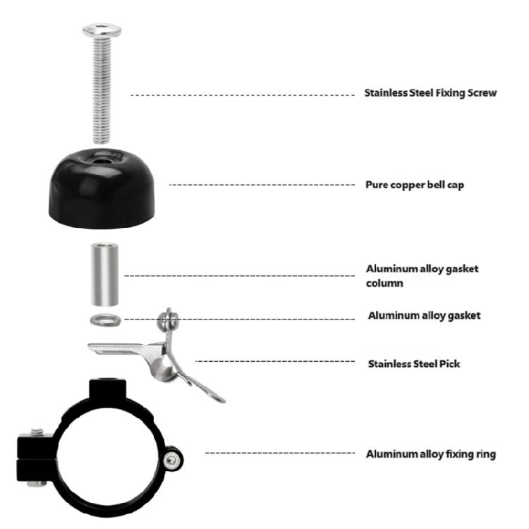Safety Road Warning Horn Retros Bicycles Horn Coppers Classical Clear Loud Sound Bicycles Bells for Mountain Cyclists