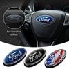 Autocollant Emblème Central de Volant de Voiture en ABS Accessoires Pour Focus Mondeo MK1 MK2 MK4 MK3 Fiesta ST Line Kugo Transit Escape Fusion Explorer