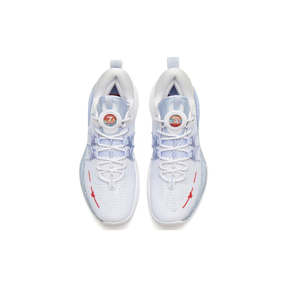 Anta Nitrogen Technology Cushioning Slip Resistant Abrasion Resistant Low Top Basketball Shoes Men's Blue White 112311105-9