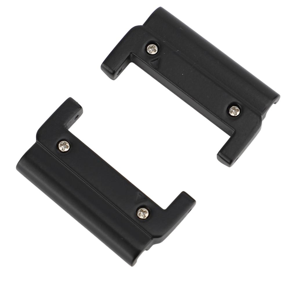 1 Pair Metal Watch Band Adapter for Quick Fit Watch Replaceable Connector for Replacement Black 26 22mm
