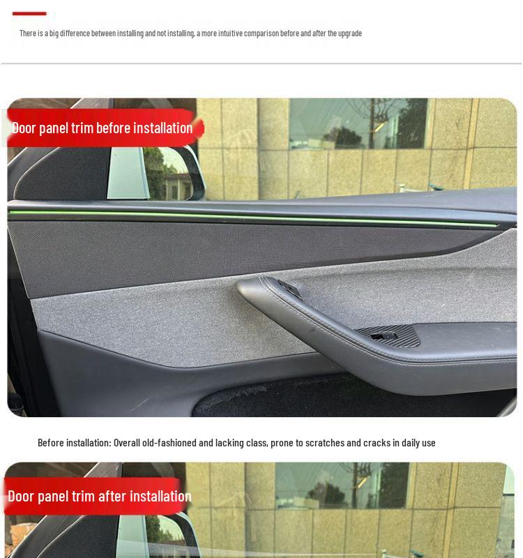 Tesla Model Y Refresh Edition Inner Door Panel Trim Cover