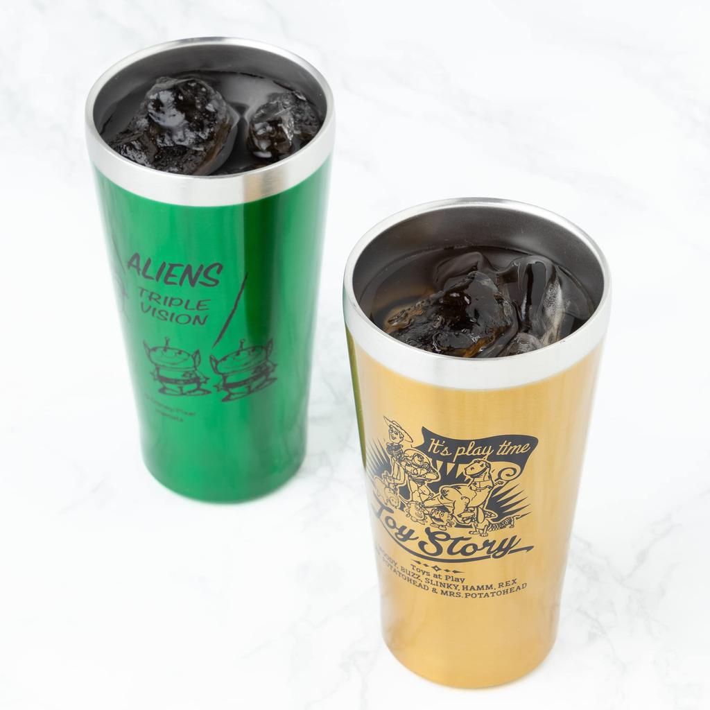 maebata Disney Toy Toy Pair Tumbler Vacuum Insulated 340ml Stainless Steel Tumbler Present Gift 51382 Warm/Cold