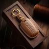 [Hyundai] Car Key Cover Car Key Case Cowhide Handmade Suitable for Shengda/ix45/Grui