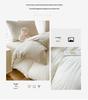Skin-Friendly Washed Cotton Dorm Three-Piece Set: Stripe Duvet Cover & Pillowcase, Single/Double Size, Class A Quality