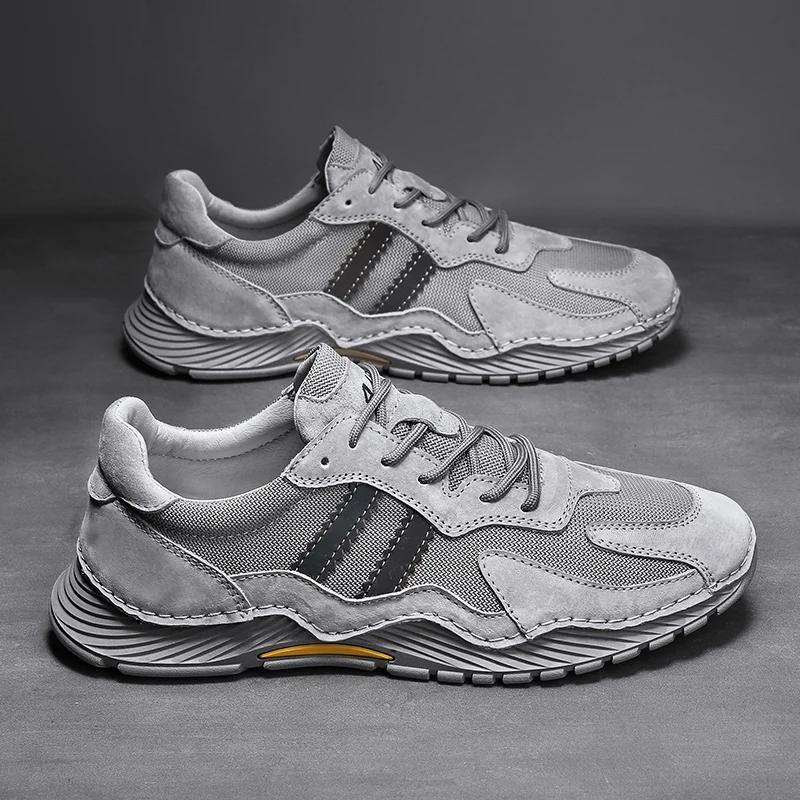 

Большой размер 39-47 Мужская повседневная обувь Дышащие сетчатые кроссовки Мужские Легкие Удобные Спортивные Беговые Туфли для улицы 47 серый