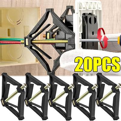 1/20 stücke Wandsteckdosen Bodenkasten Reparaturgerät Schalterkasten Reparaturwerkzeug Bodenkassette Reparateur Fester Satz Elektrisches Zubehör