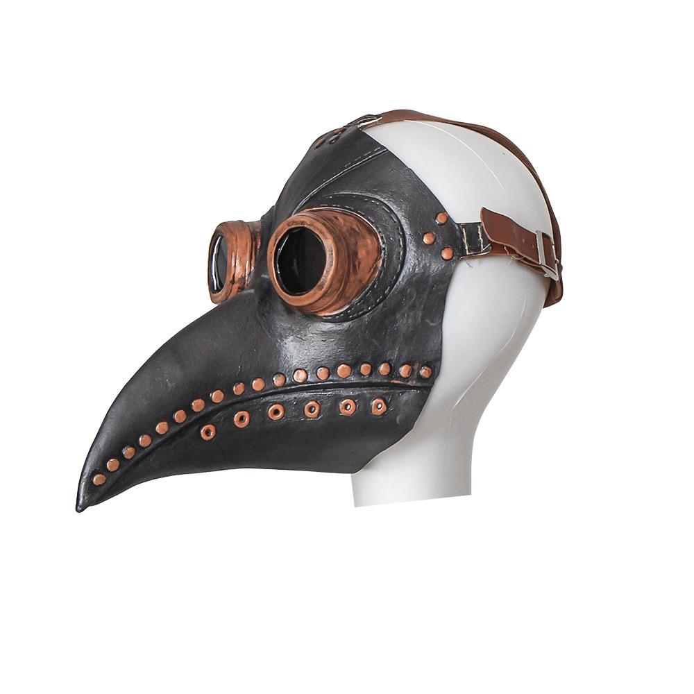 Plague Doctor Uniform Dark Bird Men's Dungeon Woodpecker Beak Movie Character Halloween Costume
