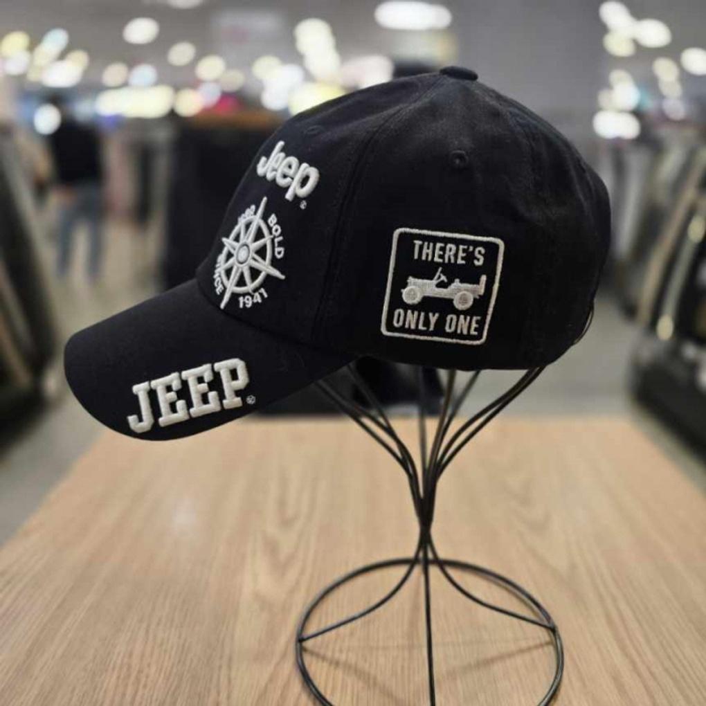 Jeep Spirit Multi-Logo Embroidered Ball Cap_JO2GCU032