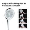 4 Modes Big Panel Large Flow Shower Head High Pressure Showers Massage Spa Handheld Showerhead Bathroom Accessories