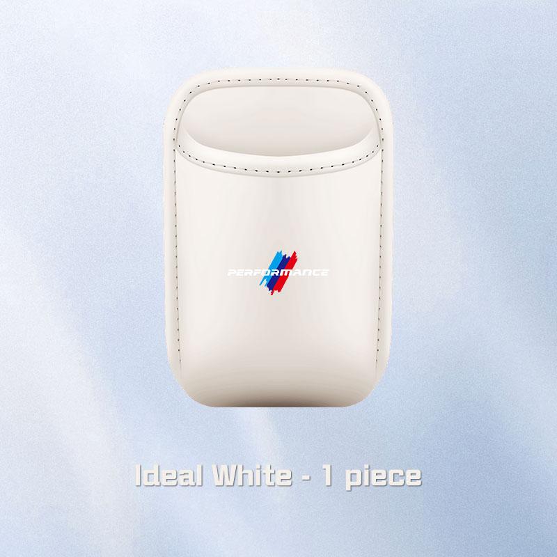 BBKH5 Leather Car Cup HolderFor BMW X1 X2X3 X5X6 X7 1 3 5 6 7 Series E46 E60 E90 E70 F15 G20 G30 G70 Seat Back/Door Drinks Storage Box