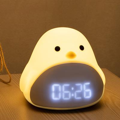 Alarm Clock Multifunctional Snooze Function High Precision Touch Sensing Cartoon Bird Digital
