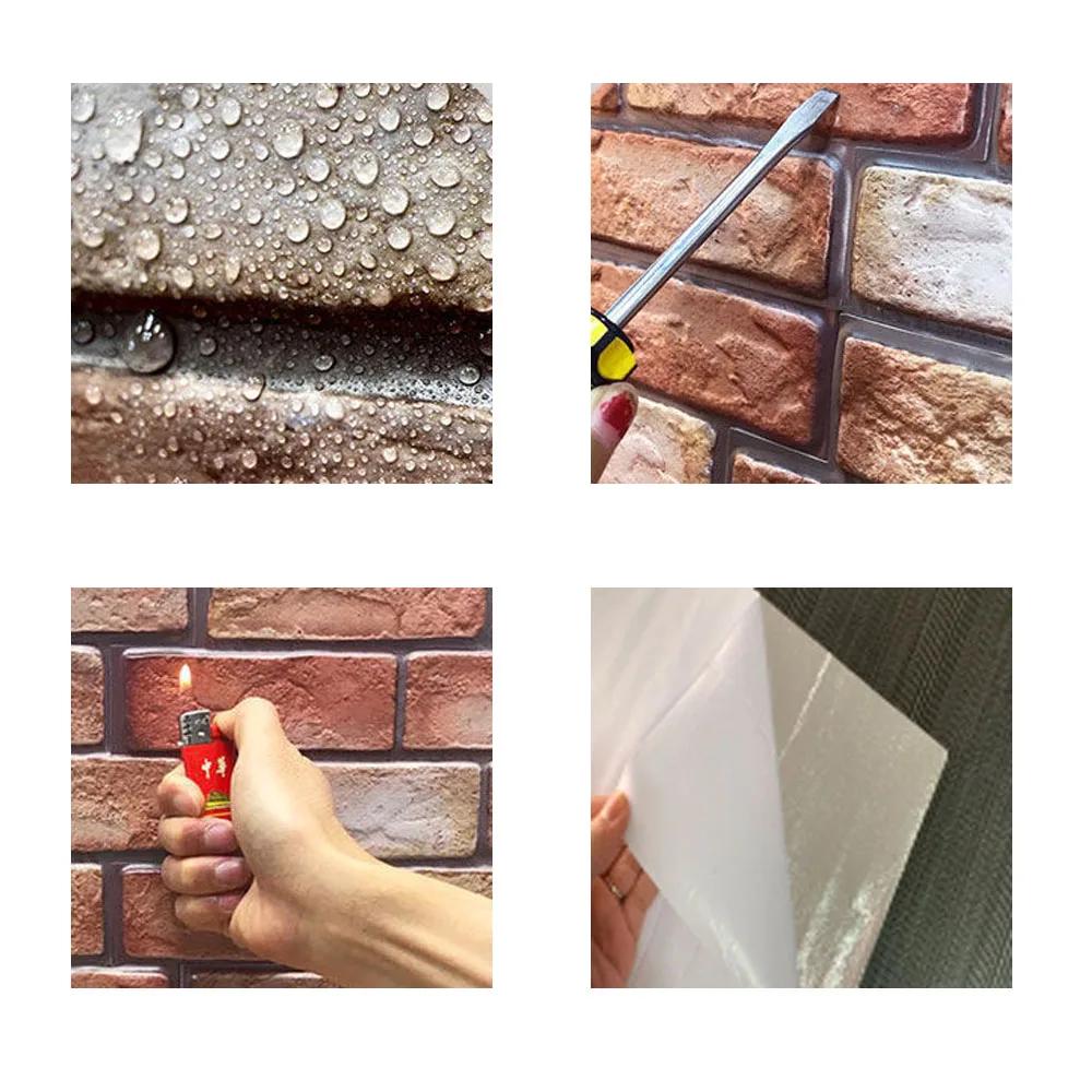 Zmień swój dom dzięki 10 szt. dekoracyjnych paneli ściennych 3D - Samoprzylepna, wodoodporna i odporna na wilgoć tapeta do salonu